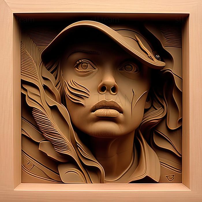 3D model Mel Ramos American artist (STL)